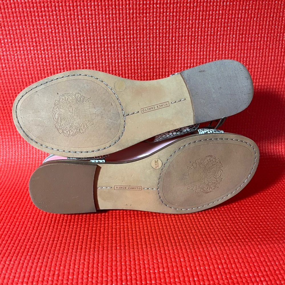 Vince Camuto Rentin Leather Python Adjustable Str… - image 5